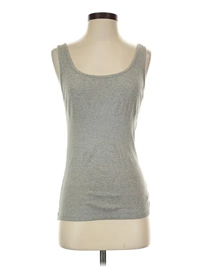 Pre-owned Gap Tank Top Gray Strapless Neckline Tops