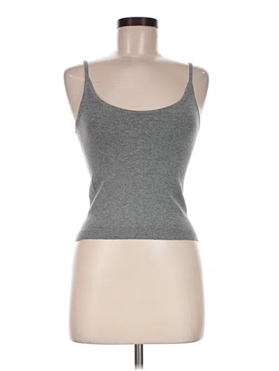 Pre-owned Gap Tank Top Gray Strapless Neckline Tops