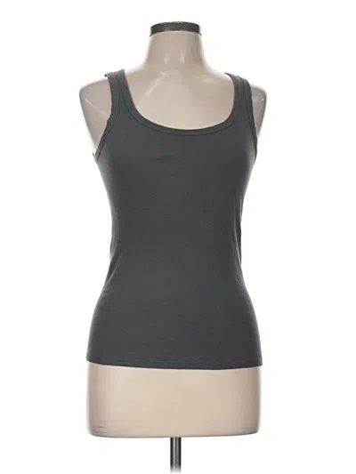 Pre-owned Gap Tank Top Gray Strapless Neckline Tops