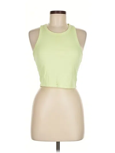 Pre-owned Gap Tank Top Green Halter Neckline Tops