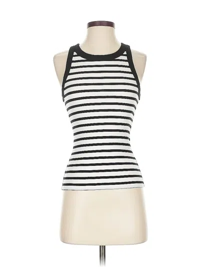 Pre-owned Gap Tank Top Ivory Halter Neckline Tops In White