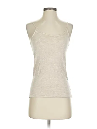 Pre-owned Gap Tank Top Ivory Halter Neckline Tops In White