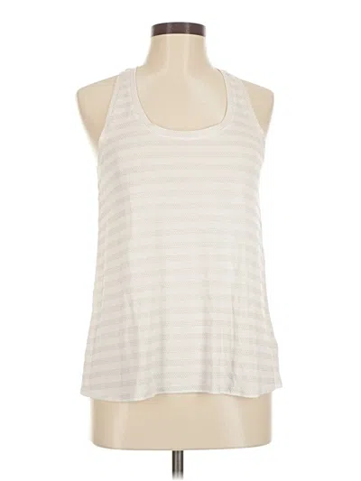 Pre-owned Gap Tank Top Ivory Halter Neckline Tops In White