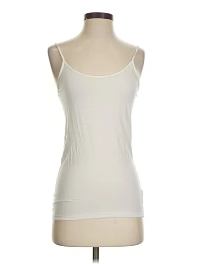 Pre-owned Gap Tank Top Ivory Strapless Neckline Tops In White