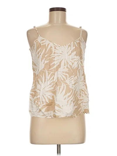 Pre-owned Gap Tank Top Ivory Strapless Neckline Tops In White