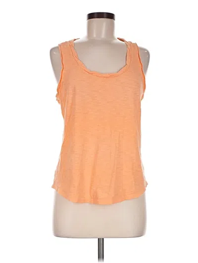 Pre-owned Gap Tank Top Orange Halter Neckline Tops