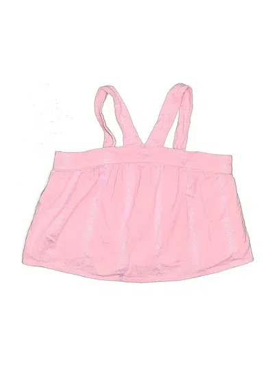 Pre-owned Gap Kids' Tank Top Pink Halter Neckline Tops