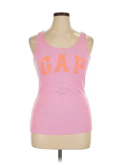 Pre-owned Gap Tank Top Pink Halter Neckline Tops