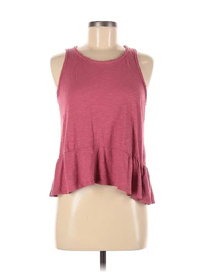 Pre-owned Gap Tank Top Pink Halter Neckline Tops