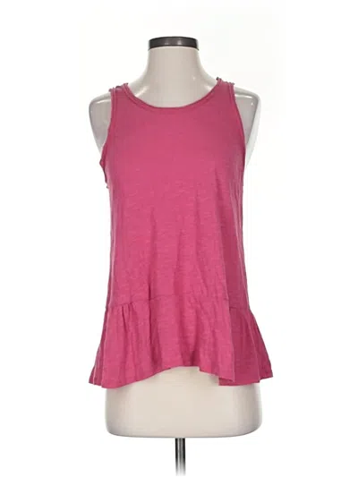 Pre-owned Gap Tank Top Pink Halter Neckline Tops