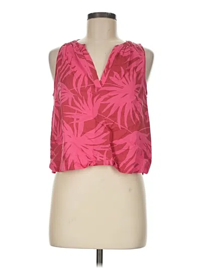 Pre-owned Gap Tank Top Pink Halter Neckline Tops
