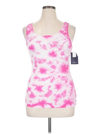Pre-owned Gap Tank Top Pink Square Neckline Tops