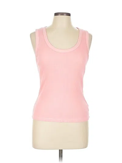 Pre-owned Gap Tank Top Pink Strapless Neckline Tops