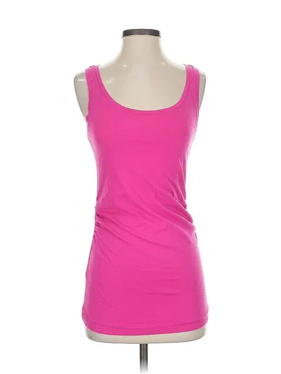 Pre-owned Gap Tank Top Pink Strapless Neckline Tops