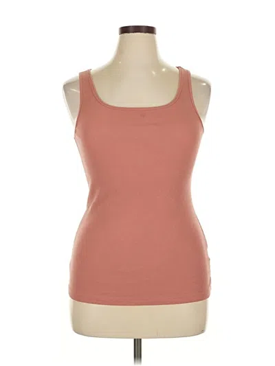 Pre-owned Gap Tank Top Pink Strapless Neckline Tops