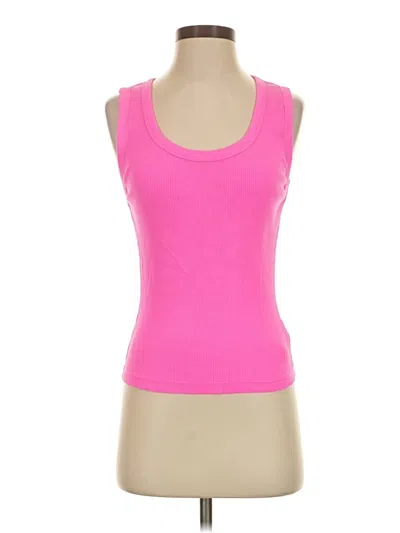 Pre-owned Gap Tank Top Pink Strapless Neckline Tops