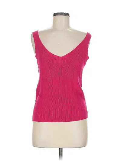 Pre-owned Gap Tank Top Pink Sweetheart Neckline Tops