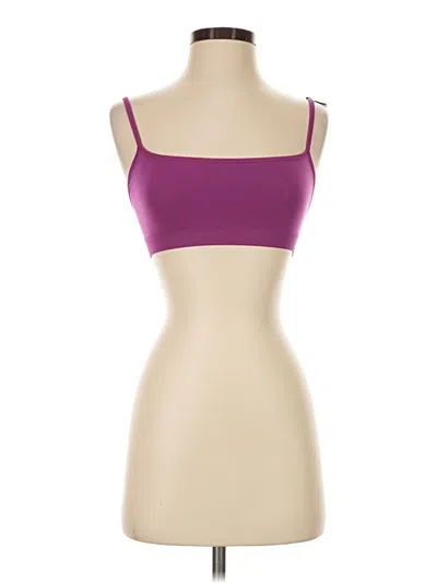 Pre-owned Gap Tank Top Purple Strapless Neckline Tops