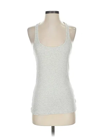 Pre-owned Gap Tank Top Silver Tops