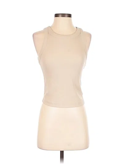 Pre-owned Gap Tank Top Tan Halter Neckline Tops