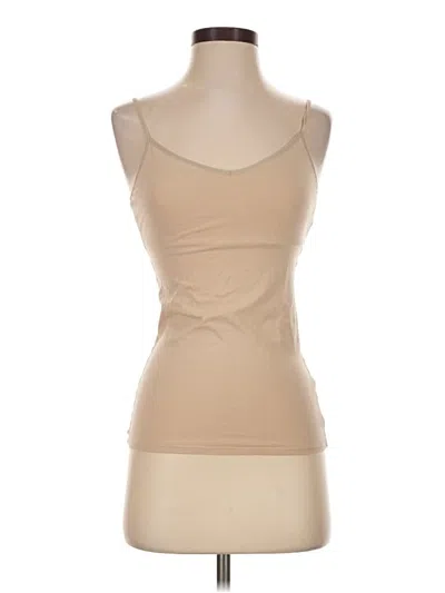 Pre-owned Gap Tank Top Tan Strapless Neckline Tops