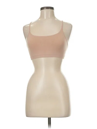 Pre-owned Gap Tank Top Tan Strapless Neckline Tops In Brown