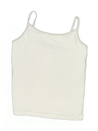 Pre-owned Gap Kids' Tank Top White Halter Neckline Tops