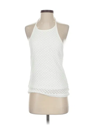 Pre-owned Gap Tank Top White Halter Neckline Tops