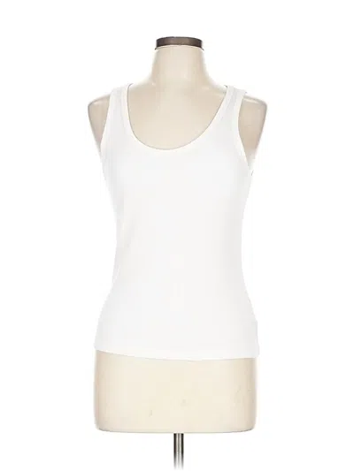 Pre-owned Gap Tank Top White Halter Neckline Tops