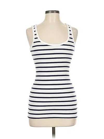 Pre-owned Gap Tank Top White Halter Neckline Tops