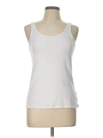 Pre-owned Gap Tank Top White Halter Neckline Tops