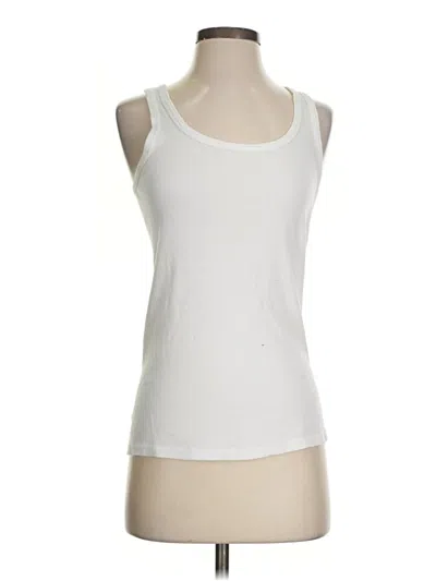 Pre-owned Gap Tank Top White Halter Neckline Tops