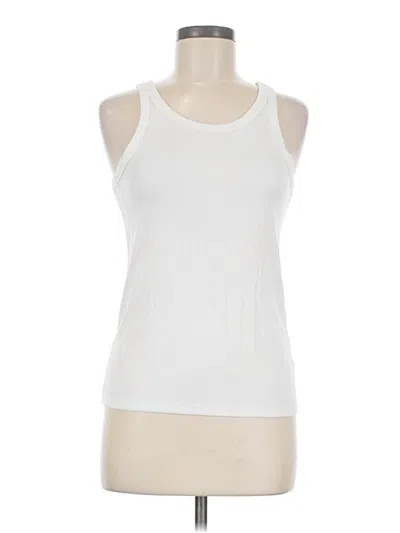 Pre-owned Gap Tank Top White Halter Neckline Tops