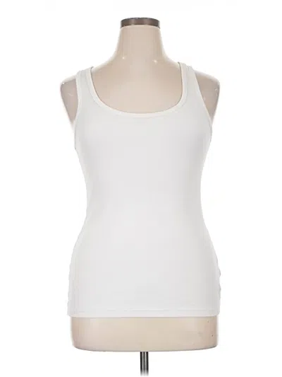 Pre-owned Gap Tank Top White Halter Neckline Tops