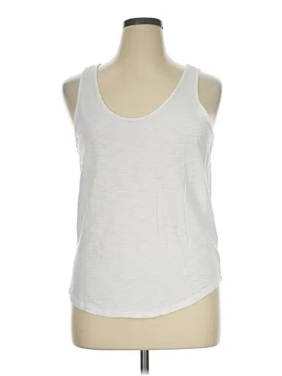 Pre-owned Gap Tank Top White Halter Neckline Tops