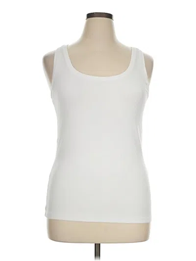 Pre-owned Gap Tank Top White Square Neckline Tops