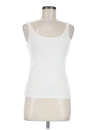 Pre-owned Gap Tank Top White Strapless Neckline Tops