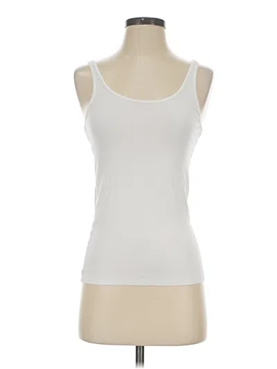 Pre-owned Gap Tank Top White Strapless Neckline Tops
