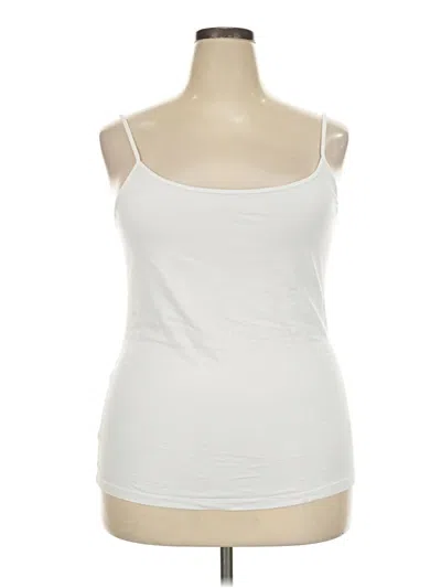 Pre-owned Gap Tank Top White Strapless Neckline Tops