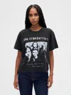 Gap The Cranberries Relaxed Graphic T-shirt In Black