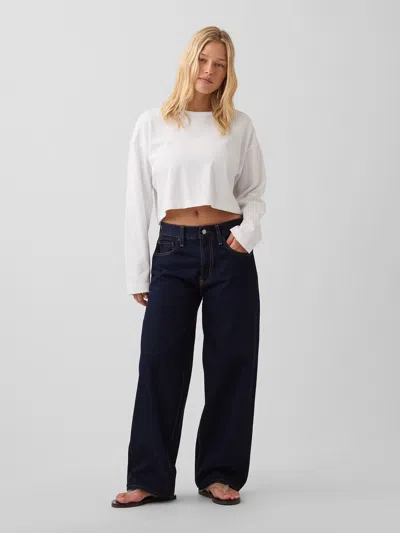 Gap The Hailey Extra Baggy Jean In Midnight Indigo