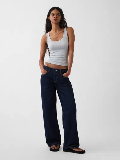 Gap The Hailey Low Rise Loose Jean In Blue