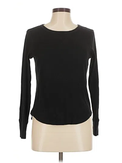 Pre-owned Gap Thermal Top Black Turtleneck Tops