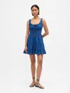 Gap Tiered Lace-trim Mini Dress