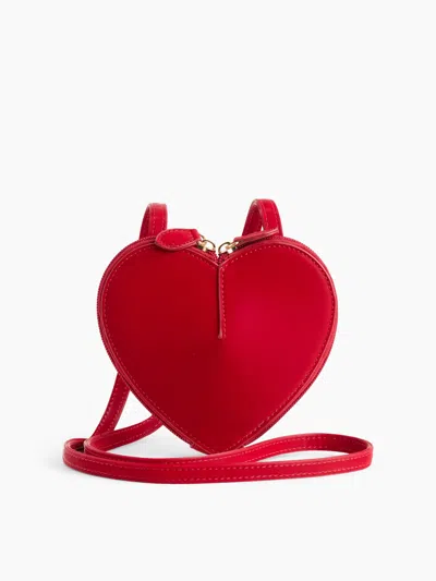 Gap Babies' Toddler & Kids Heart Crossbody Bag In Modern Red