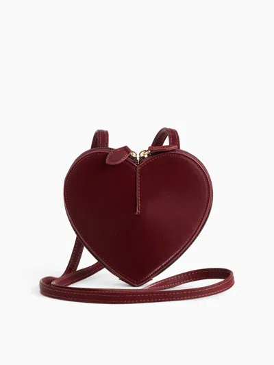Gap Babies' Toddler & Kids Heart Crossbody Bag In Tuscan Red