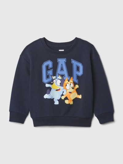 Gap Babies' Toddler Bluey Graphic Sweatshirt In Blue Galaxy