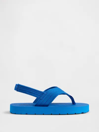 Gap Kids' Toddler Canvas Flip Flops In Blue