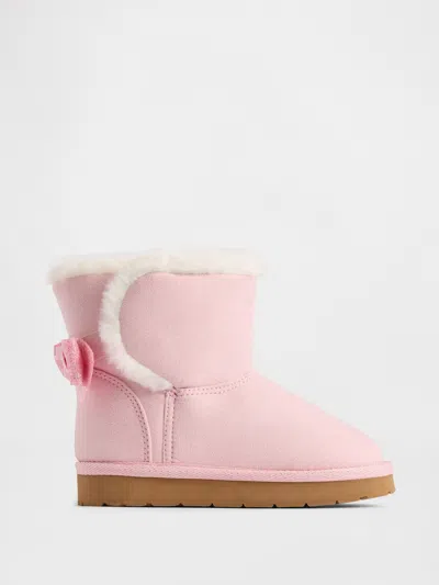 Gap Babies' Toddler Cozy Bow Boots In Pink