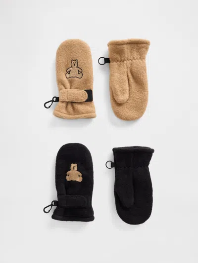 Gap Babies' Toddler Cozy Brannan Bear Mittens (2-pack) In Multi